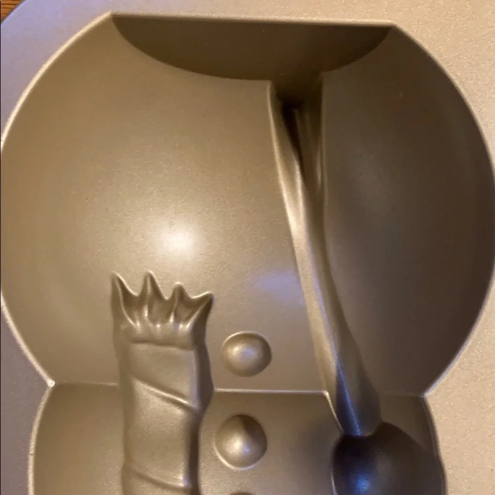 Nordic Ware Snowman Cake Pan EUC Merry Christmas! Happy Holiday!